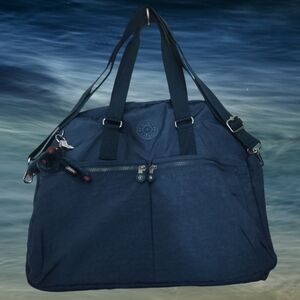 Kipling Eugina Satchel in Blue Embrace💙